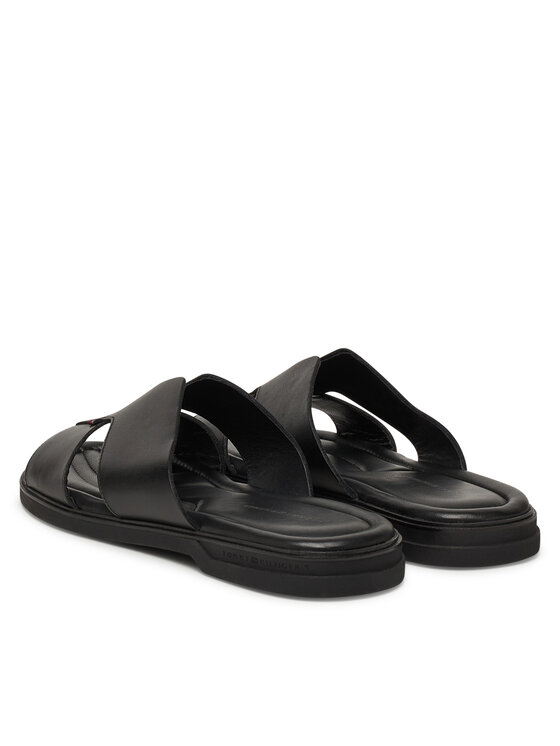 Tommy Hilfiger Tommy Hilfiger Natikači Premium Slipon Lh Sand FM0FM05357 Črna