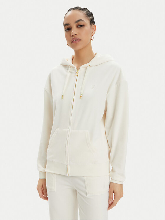 Juicy Couture Juicy Couture Світшот Halan JCWAS24342G Écru Oversize