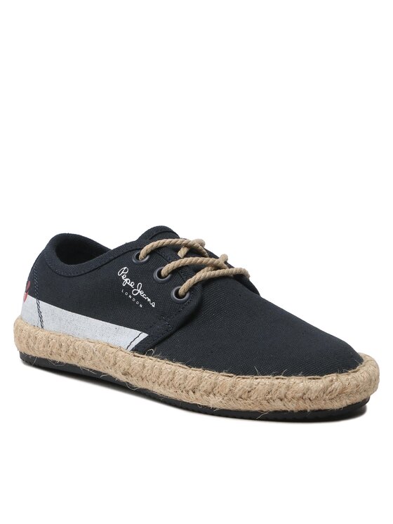 Pepe Jeans Pepe Jeans Espadrilky Tourist Lace Boys PBS10096 Tmavomodrá