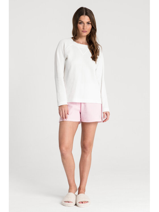 LaLupa LaLupa Bluzka LA076 Biały Comfortable Fit