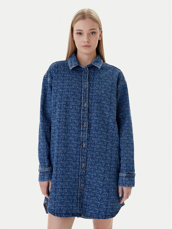 Tommy Jeans Tommy Jeans Farmer ruha DW0DW22492 Kék Relaxed Fit