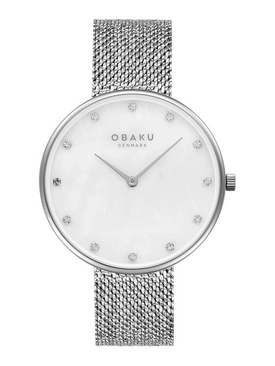 Obaku Obaku Zegarek V288LXCWHC Srebrny