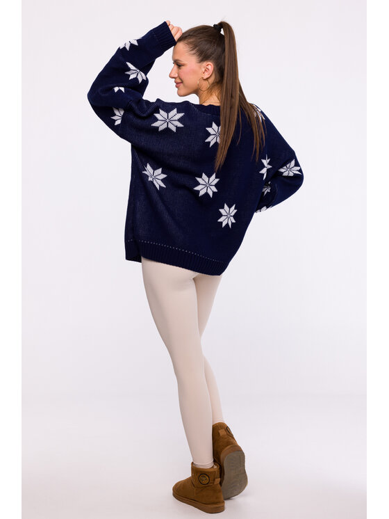 Made of Emotion Made of Emotion Maglione MXS10 Blu scuro Comfort Fit