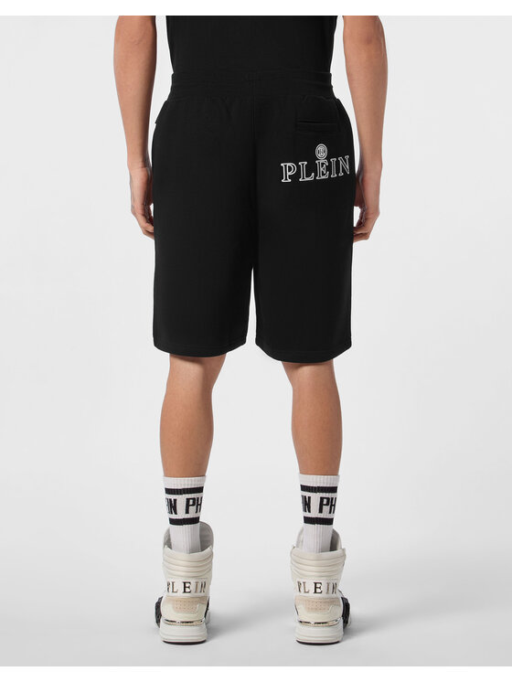 PHILIPP PLEIN PHILIPP PLEIN Pantaloncini sportivi 24623 Nero Jogger Fit