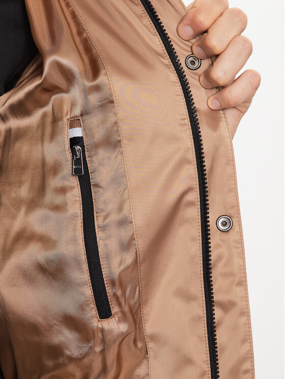 BOSS Boss Bomber-jakk 50483945 Beež Regular Fit