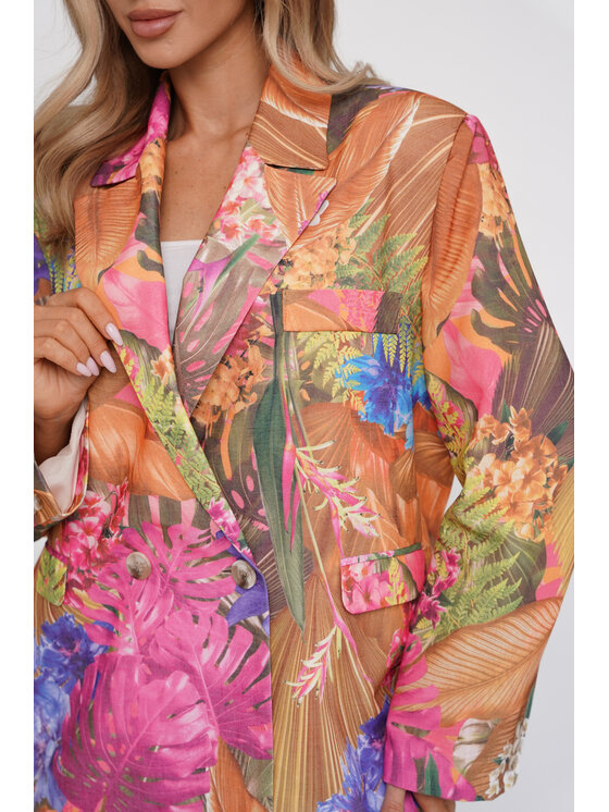 lemoniade lemoniade Marynarka L776Z Hawaii Kolorowy Oversize