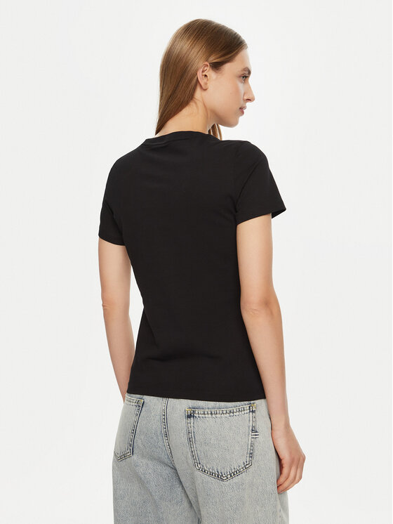 Guess Guess T-Shirt W5RI10 I3Z14 Czarny Regular Fit