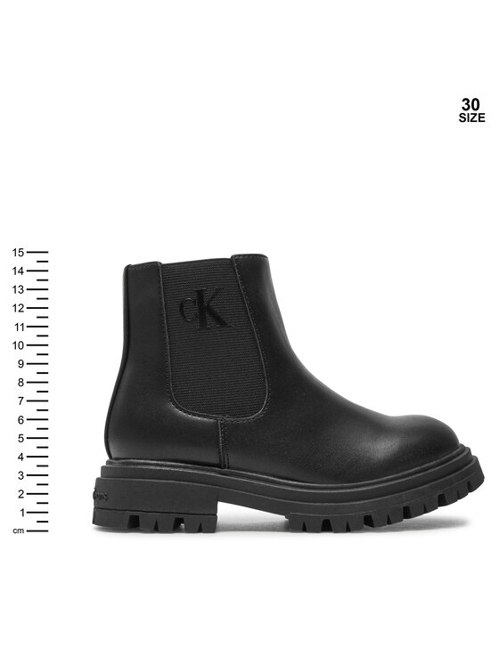 Calvin Klein Jeans Calvin Klein Jeans Čizme Chelsea Boot V3X5-81097-1355 M Crna