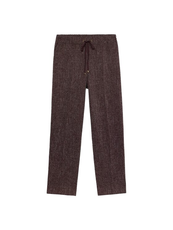 Oltre Oltre Pantaloni di tessuto P00IJ002423N036 Bordeaux Boy Fit