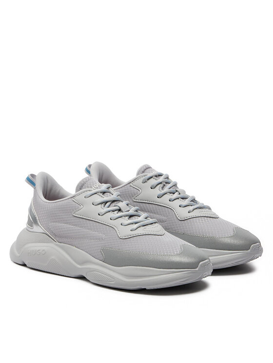 HUGO Hugo Sneakers Leon Runn Ripstop 50517154 Argento
