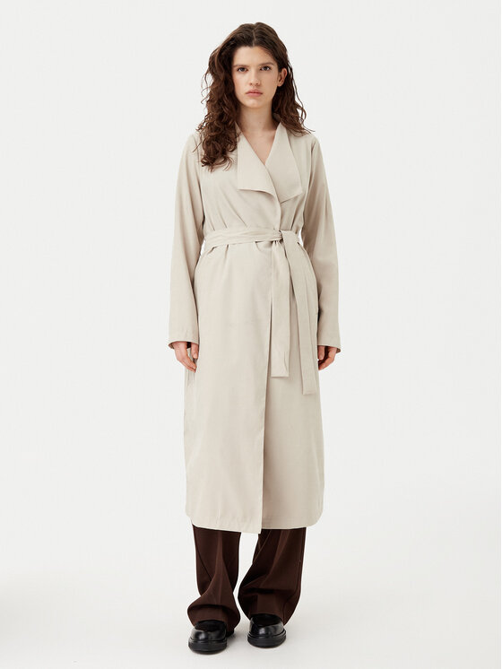 Vila Vila Trench Lanni 14100219 Bej Regular Fit