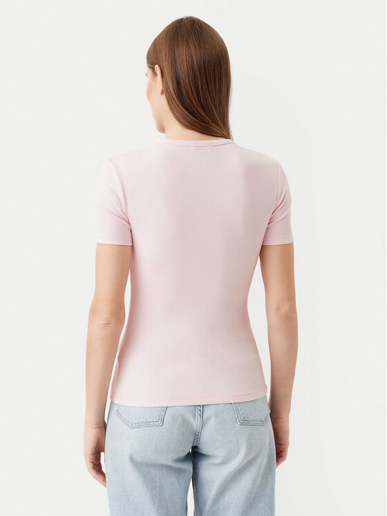 Calvin Klein Calvin Klein Top K20K208247 Różowy Slim Fit