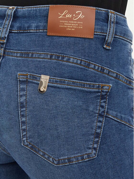 Liu Jo Liu Jo Jeans hlače UF6006 D0357 Modra Regular Fit