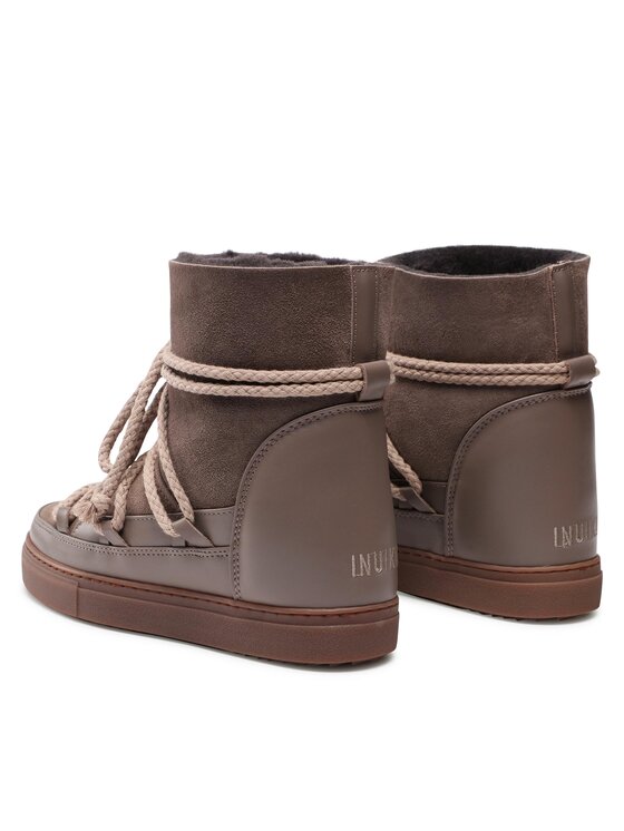 Inuikii Inuikii Škornji za sneg Classic Wedge 75203-005 Rjava