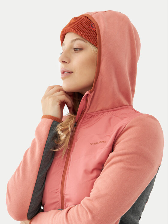 Viking Viking Kurtka przejściowa Bamboo Creek Hoodie Lady 750/25/3210 Różowy Regular Fit