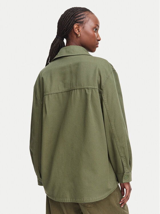 Weekend Max Mara Weekend Max Mara Hemdjacke Razza 2625086011 Khakifarben Regular Fit