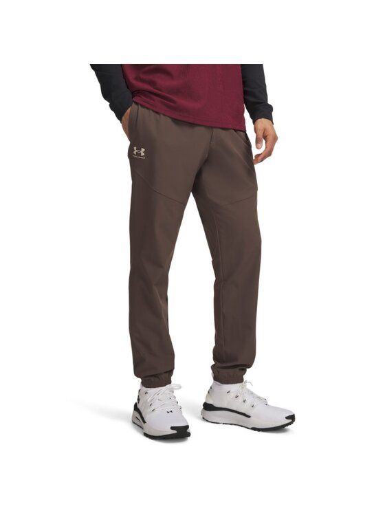 Under Armour Under Armour Spodnie dresowe 1386557 Brązowy Slim Fit