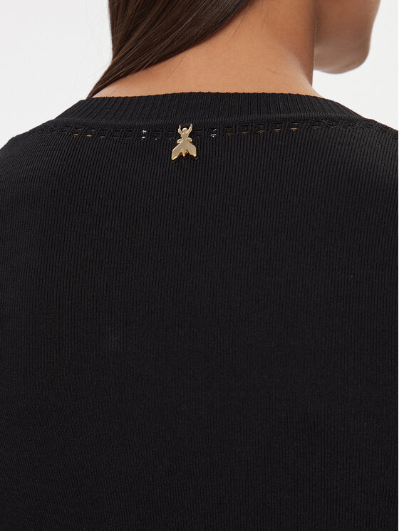 Patrizia Pepe Patrizia Pepe Vestito di maglia 8A1295/K7I5-K103 Nero Slim Fit