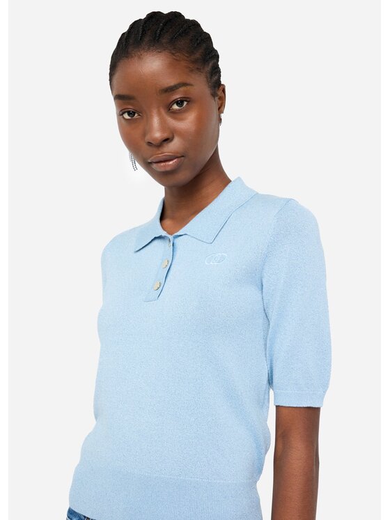 Liu Jo Liu Jo Maglione UF5278MA76QA4075 Celeste Regular Fit