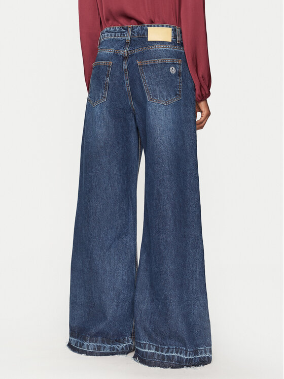 Haveone Haveone Džinsai Frankie PGZ-M087 Mėlyna Wide Leg