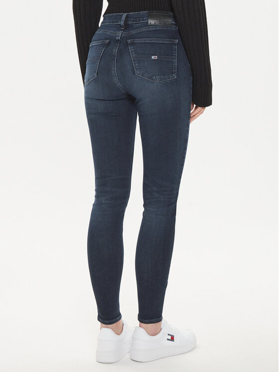 Tommy Jeans Tommy Jeans Jeansy Nora DW0DW19257 Granatowy Skinny Fit