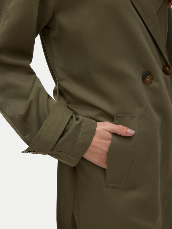 Vero Moda Vero Moda Trench Lou 10257581 Zelena Regular Fit