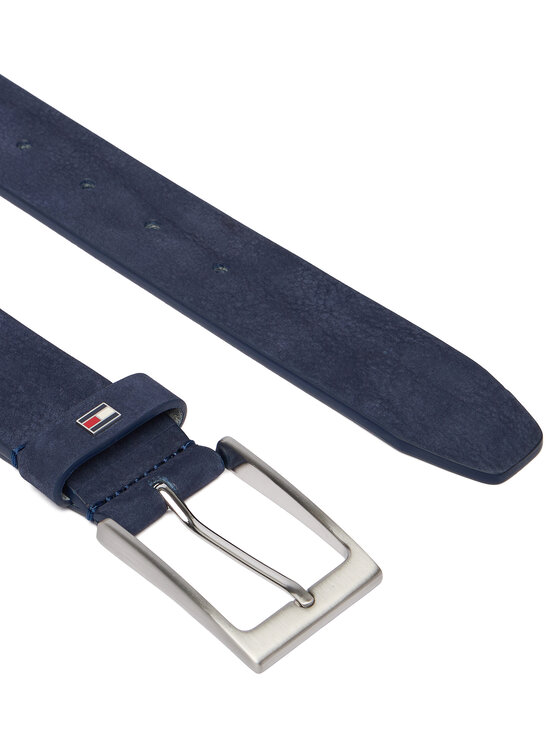 Tommy Hilfiger Tommy Hilfiger Nadrágszíj Layton 3.5 Nubuck AM0AM15047 Sötétkék