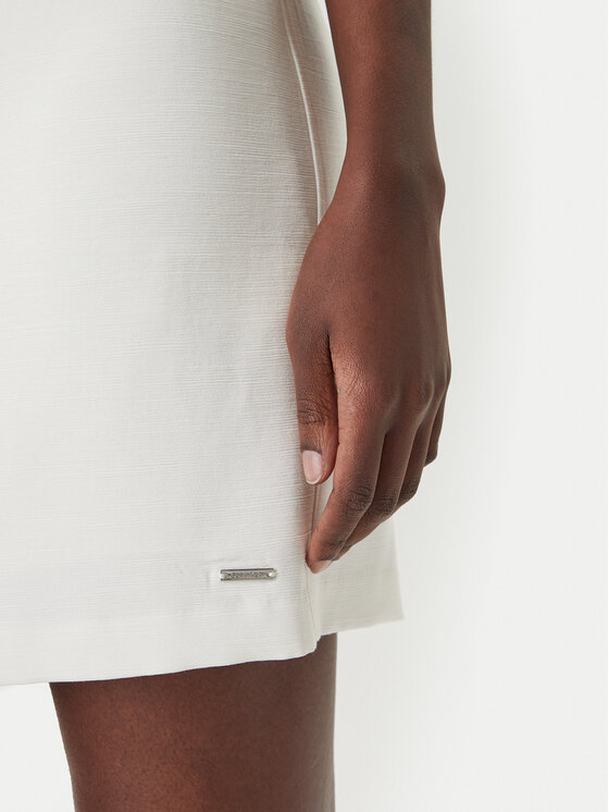 Calvin Klein Calvin Klein Kasdieninė suknelė LV044F012G Écru Regular Fit