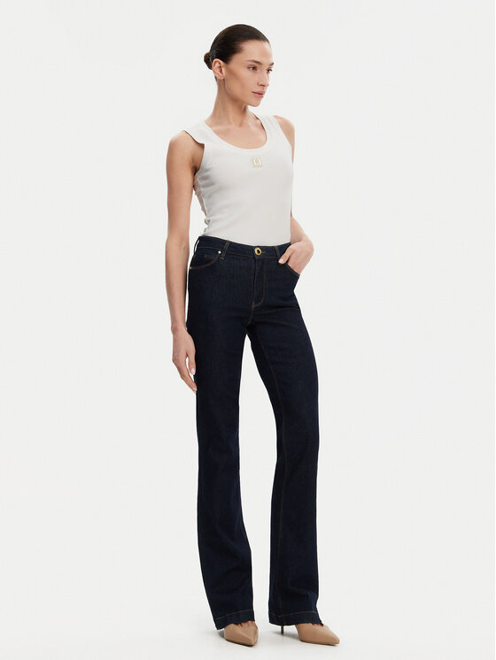 Fracomina Fracomina Top FP25ST2001J40101 Bijela Slim Fit