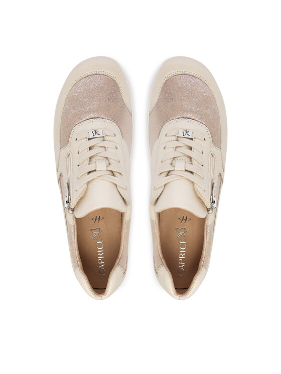 Caprice Caprice Sneakersy 9-23723-44 Écru