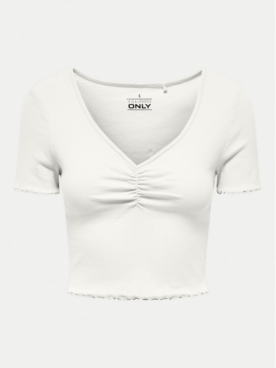 ONLY ONLY Tričko Betty 15311919 Biela Regular Fit