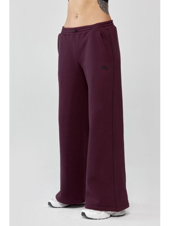 ROUGH RADICAL ROUGH RADICAL Spodnie dresowe TRIP JOGGERS Bordowy Oversize