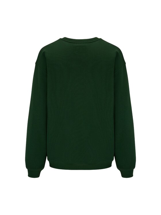 La Mania La Mania Felpa HAPPY 3 Verde Classic Fit