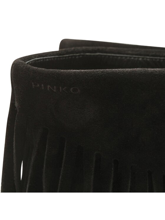 PINKO PINKO Καουμπόικες Μπότες & Μποτάκια Olympe Tronchetto PE 23 BKJS1 100573 A0N8 Μαύρο