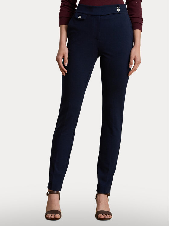 LAUREN RALPH LAUREN LAUREN RALPH LAUREN Pantaloni din material 200980023002 Bleumarin Straight Fit
