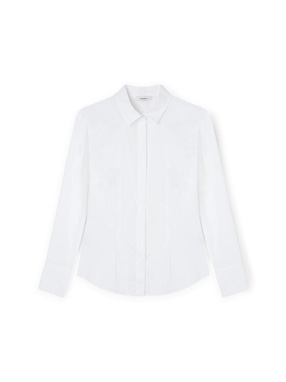 Motivi Motivi Camicia 5326Q200864N011 Bianco Regular Fit