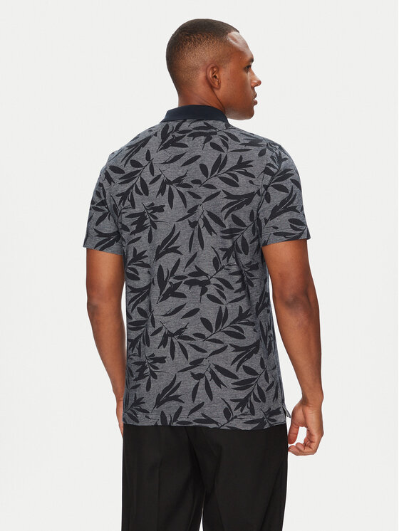 Pierre Cardin Pierre Cardin Тениска с яка и копчета C5 21434.2117 Тъмносин Regular Fit