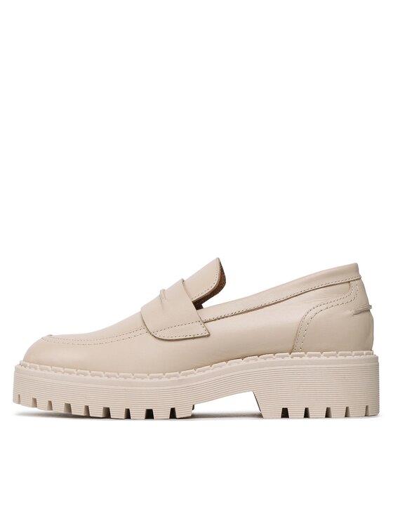 GINO ROSSI Gino Rossi Loafersy ELISA-23251 Beżowy