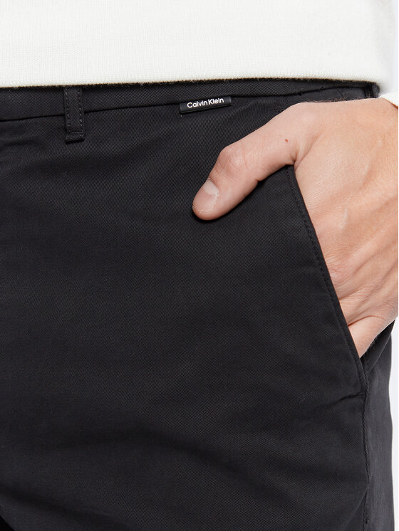 Pantaloni chino K10K109911 Nero Slim Fit