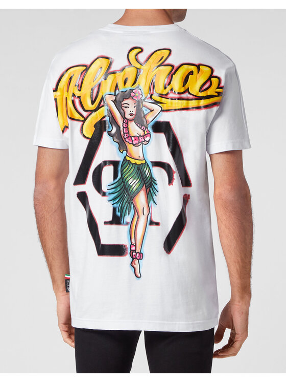 PHILIPP PLEIN PHILIPP PLEIN T-shirt 2543 Bianco Regular Fit