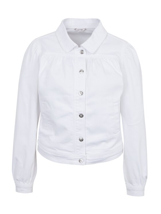 Orsay Orsay Kurtka jeansowa 821143000000__36 Biały Regular Fit