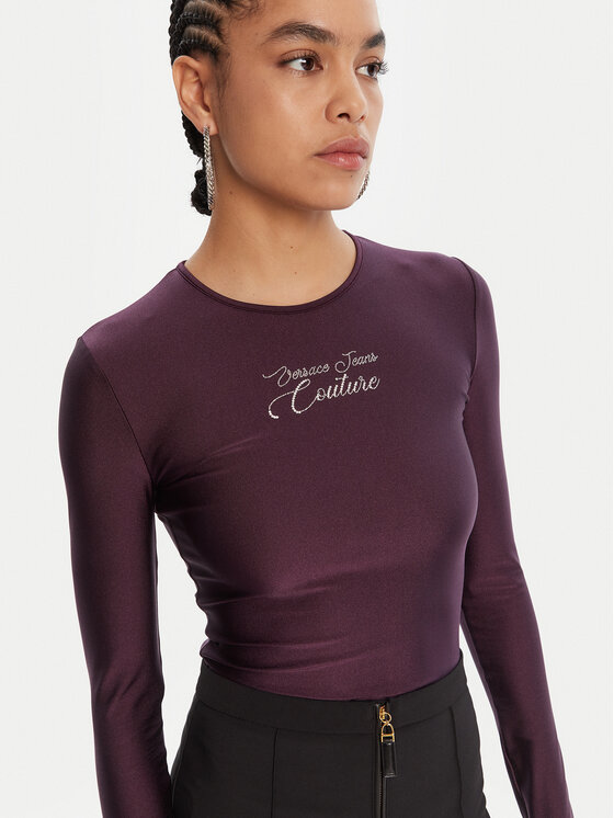 Versace Jeans Couture Versace Jeans Couture Glaustinukė 79HAM2A1 N0008 Violetinė Slim Fit