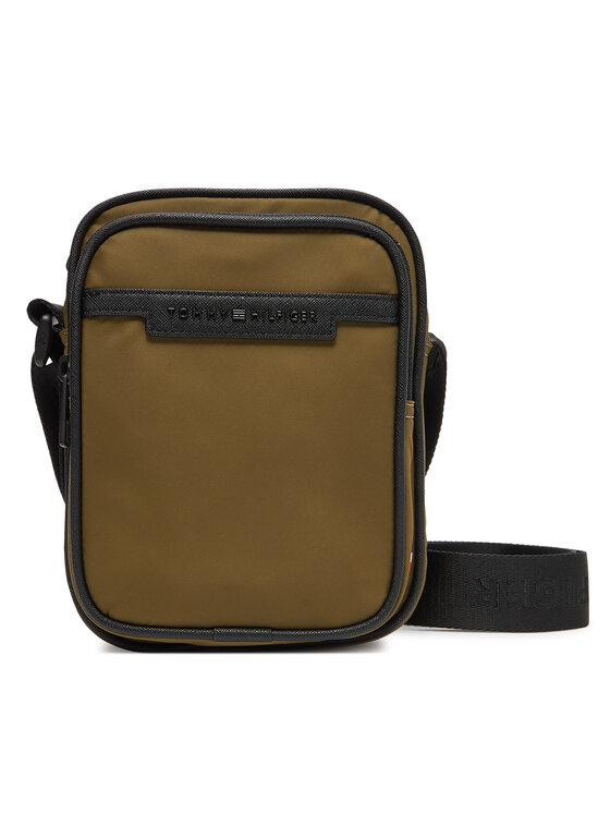 Tommy Hilfiger Tommy Hilfiger Τσαντάκι Th Repreve Mini Reporter AM0AM13465 Καφέ