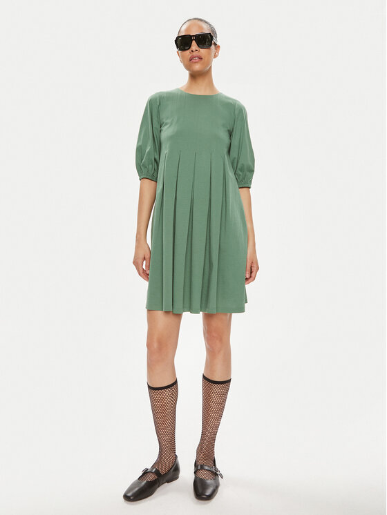Weekend Max Mara Weekend Max Mara Každodenní šaty Jumbo 2415621072 Zelená Regular Fit