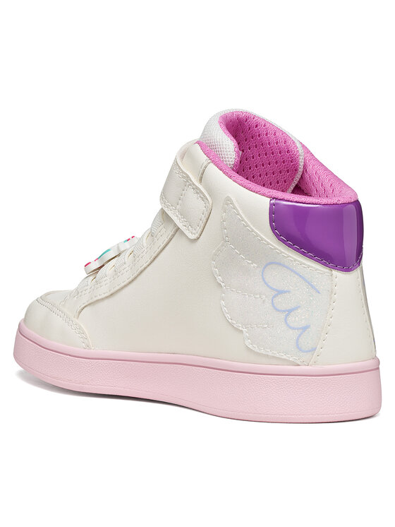 Geox Geox Sneakers J Eclyper Girl J66LRA 0BCQ6 C0653 D Alb