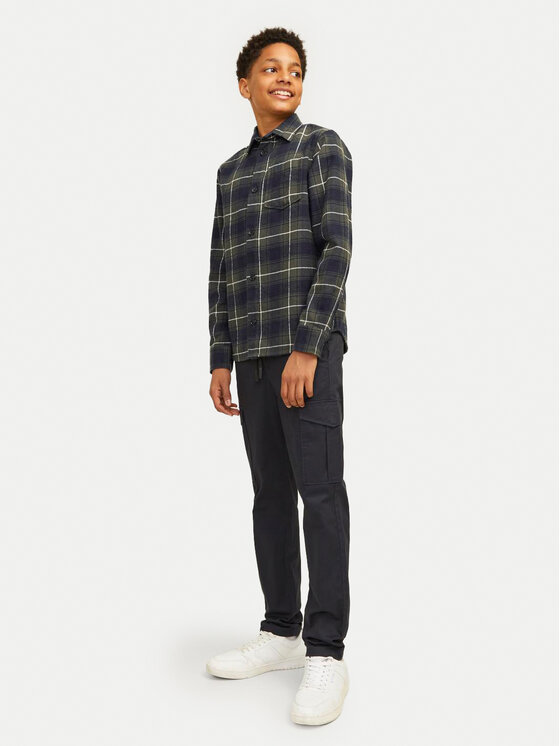 Jack & Jones Junior Jack & Jones Junior Krekls James 12260989 Daudzkrāsains Relaxed Fit
