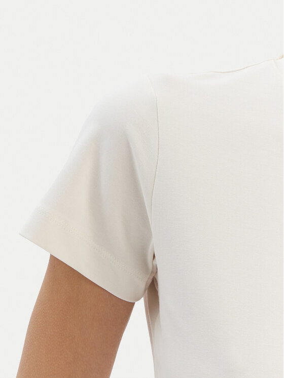 Guess Guess Majica V4YI21 KCDH1 Écru Regular Fit