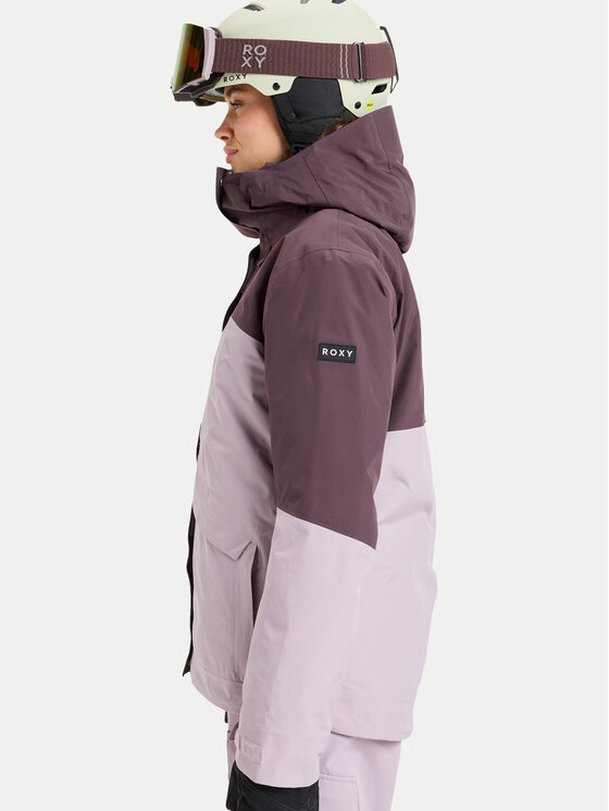 Roxy Roxy Lyžiarska bunda Gore-Tex Stormday ERJTJ03507 Fialová Tailored Fit
