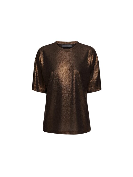 Elena Mirò Elena Mirò T-Shirt G250Z100509N032 Brązowy Boxy Fit