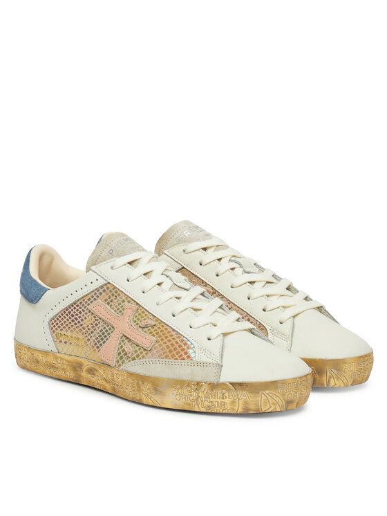 Premiata Premiata Sneakersy Stevend Var 6666 Écru